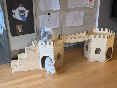 Bunny Castle with Bridge