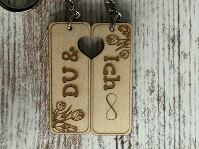 Partner Keychain "Me ∞ You"