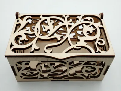 Persian fretwork box 