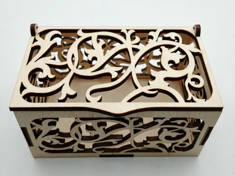 Persian fretwork box 