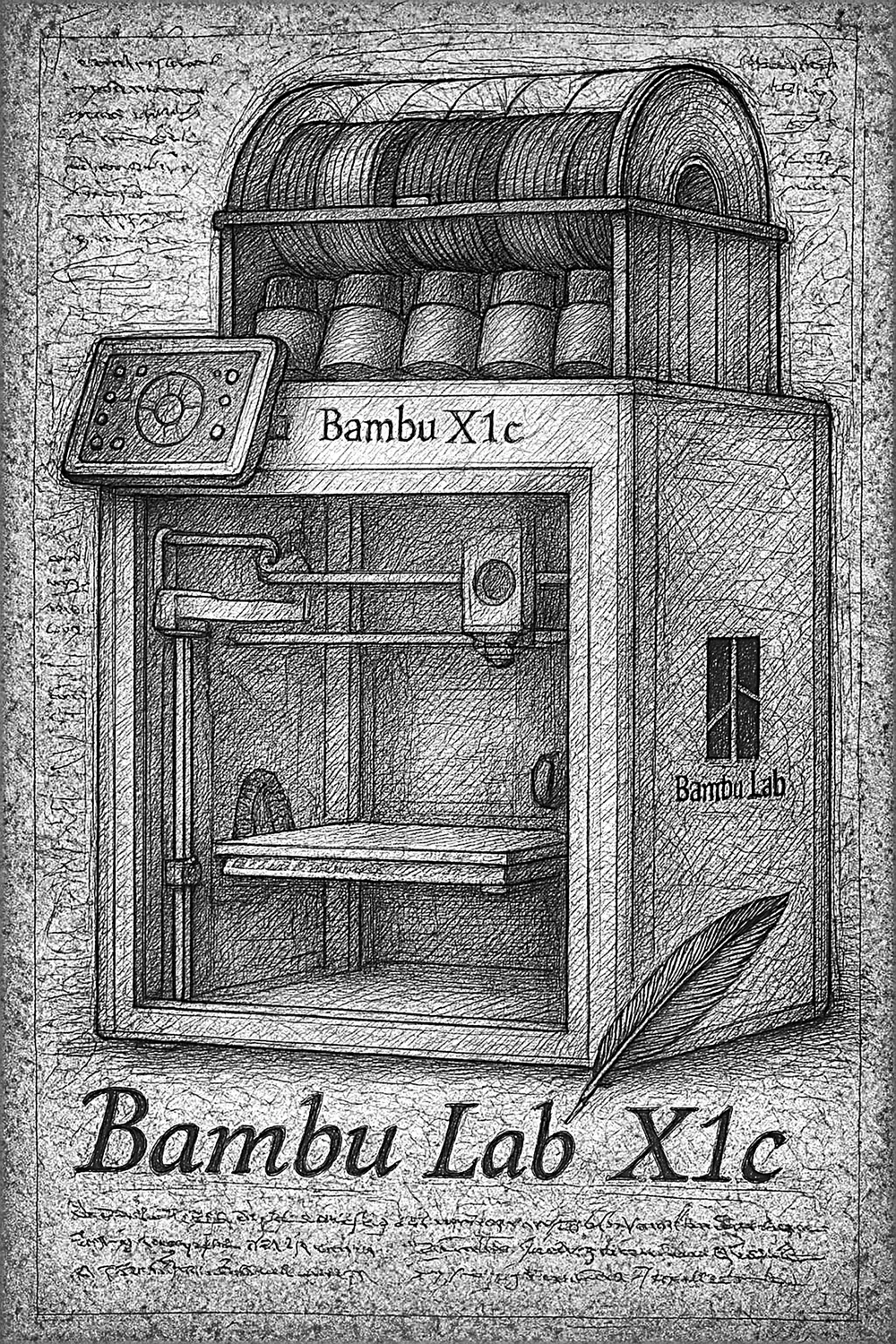 Bambu Lab X1c Gravur by Rise of the Maker MakerWorld: Download Free 3D ...