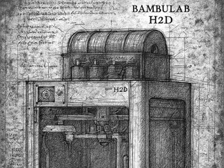 Bambulab H2D Gravur
