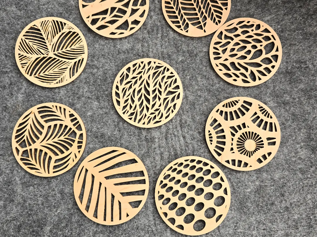 Ornamental Drink Coaster Set by Ernestas88 MakerWorld: Download Free 3D Models - 3D model önizlemesi