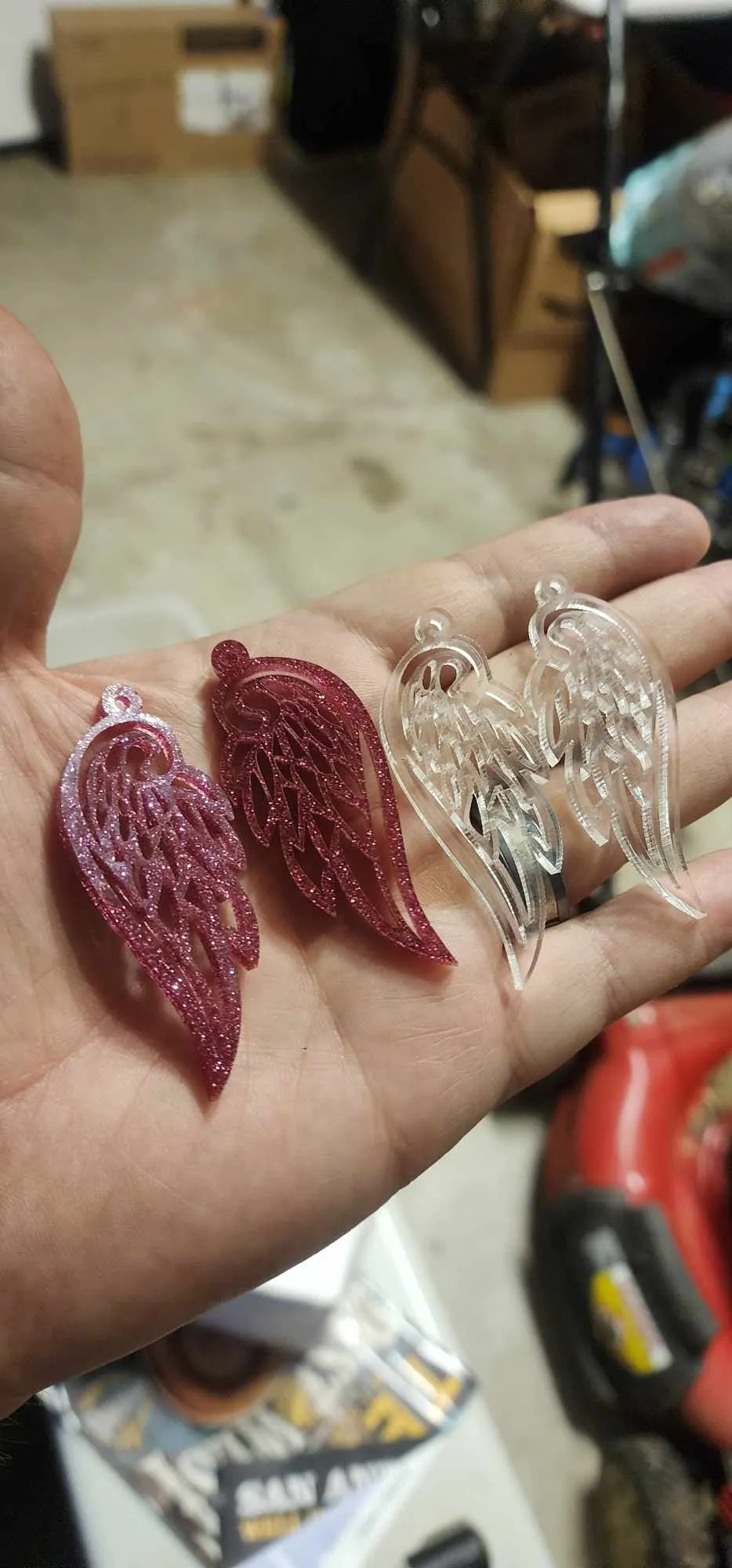 Wing Earrings view 2