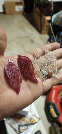Wing Earings Acrylic