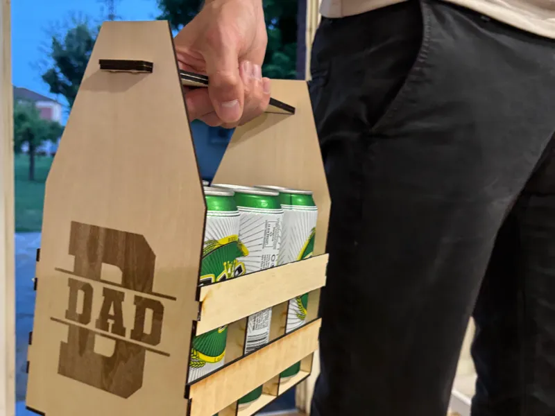 Beer Carrier with Handle for Father s Day