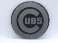 Chicago Cubs Slate Coaster