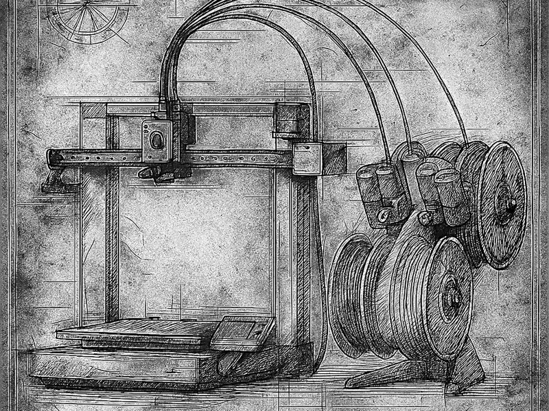 Bambu Lab A1 mit AMS lite Gravur