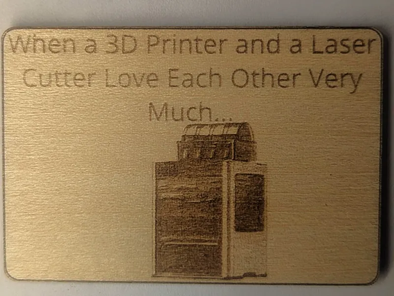 Funny Sign - When a Printer and Laser Baby