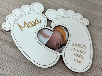 Birth gift with photo