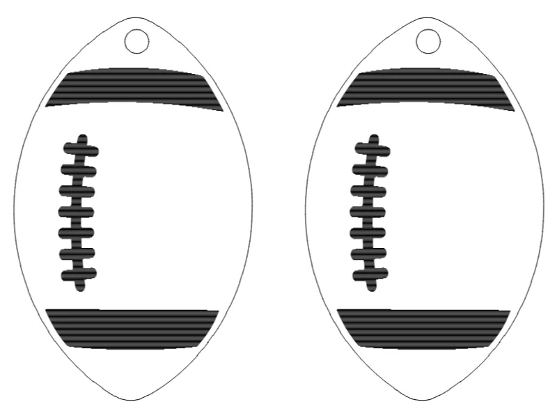 Football Earrings