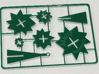 Laser Cut xmass Tree Christmas Ornament on Card
