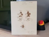 Mickey Mouse Patent Laser
