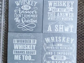 Stone coasters