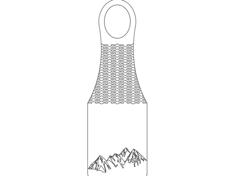 Weinschild - Berge