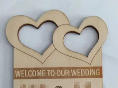 Laser Cut Wedding Invitation