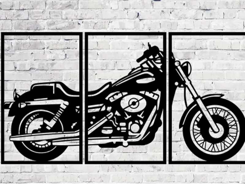 Triptico motocicleta