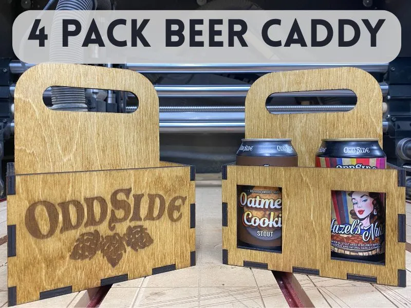 Beer Caddy Holder Laser Cut File