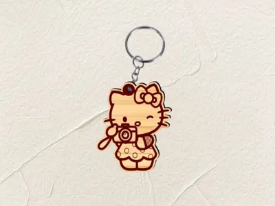 Kitty Keychain