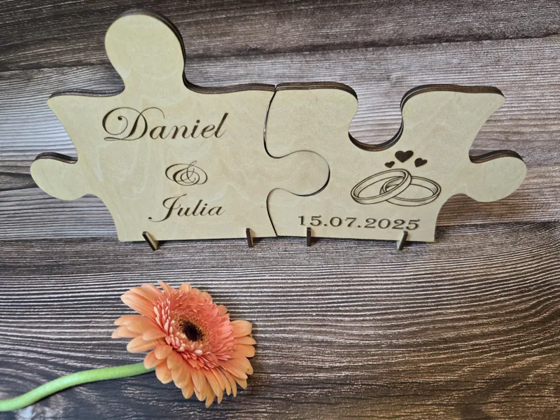 Wooden Wedding Puzzle