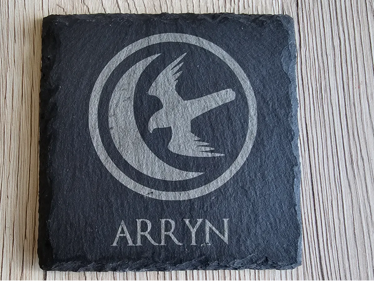 Game of Thrones Slate Coaster House Arryn by Vakarian MakerWorld: Download Free 3D Models - 3D model önizlemesi