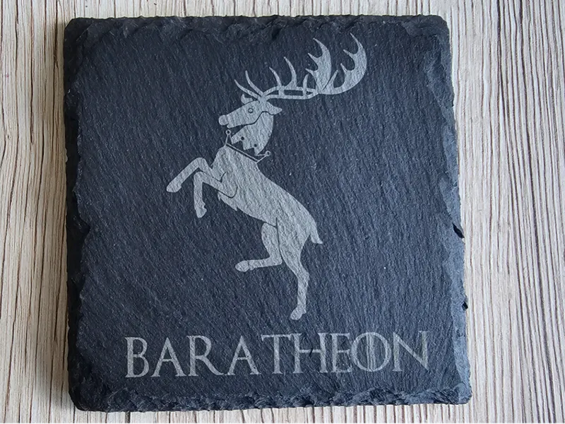 Game of Thrones Slate Coaster House Baratheon