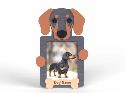 dachound picture frame