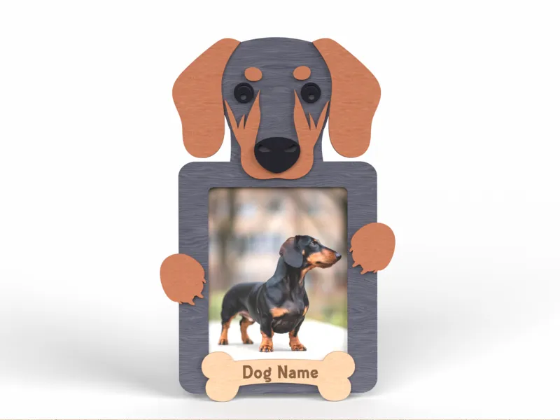 dachound picture frame