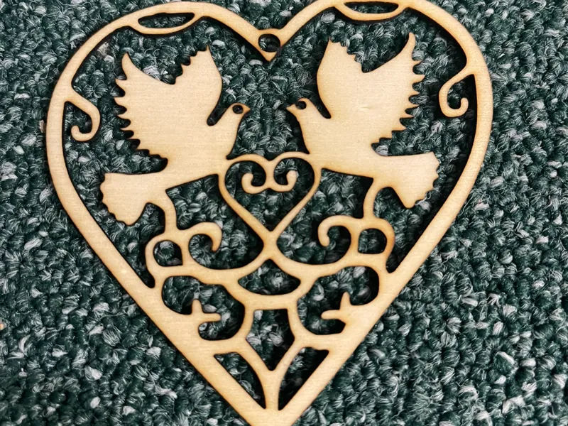 Heart with Doves