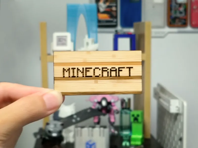 Minecraft 告示牌｜木门｜展示框｜激光刀切