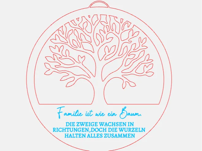 Famile ist wie ein Baum