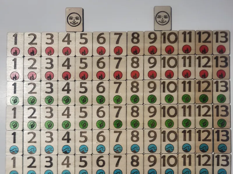 Rummikub / Okey Elemental Edition