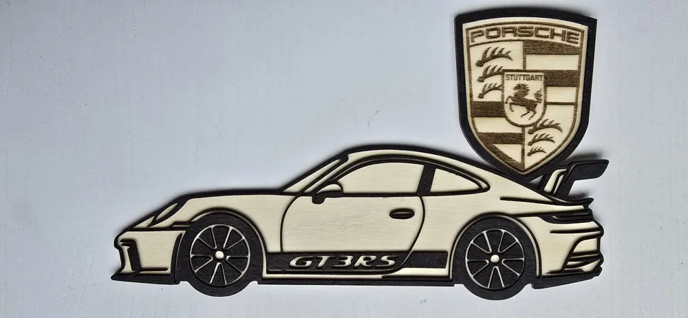 Porsche GT3 RS - Free 3D Print Model - MakerWorld