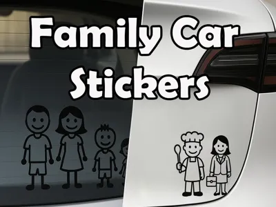Family Car Stickers