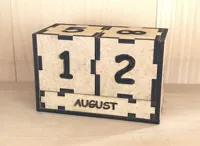 Wooden Cube Calendar
