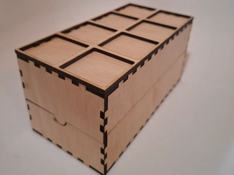 Woodfinity 4x2x12 Box Container Gridfinity