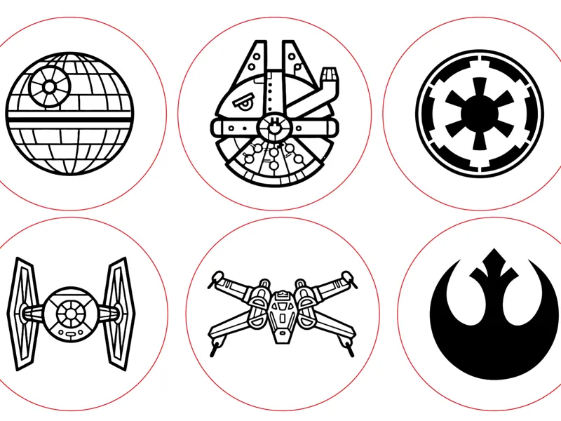 Posa Vaso star wars