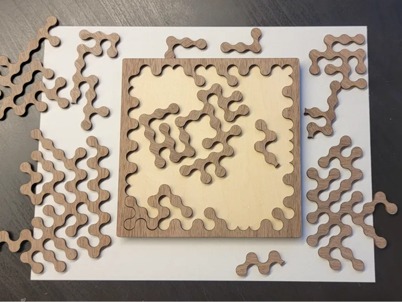 Fractal Puzzle 150mm x 150mm