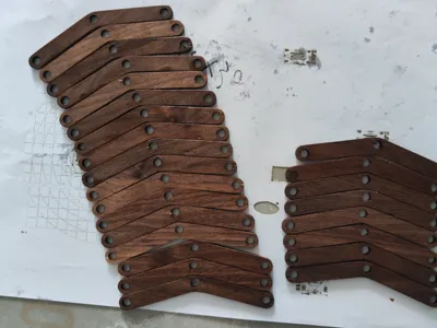 Petal Clock Laser Cut Blades