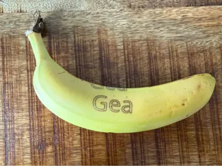 Banane Gravieren