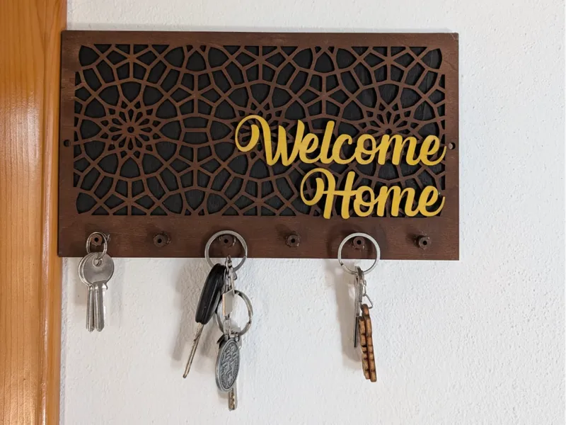Welcome Home - Wall Key Holder
