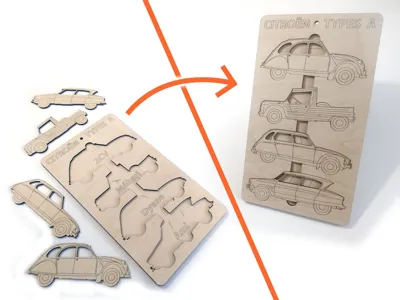 Citroën A-type toddler puzzle