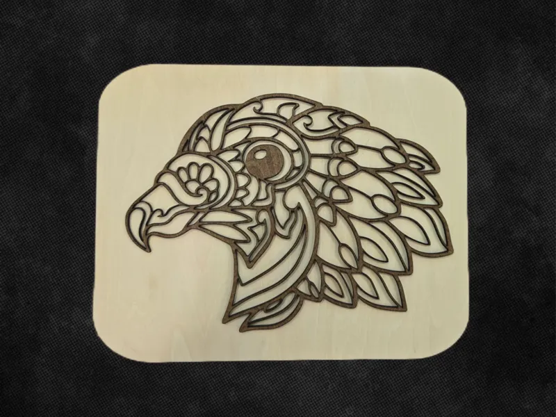 Hawk Laser Cut Puzzle