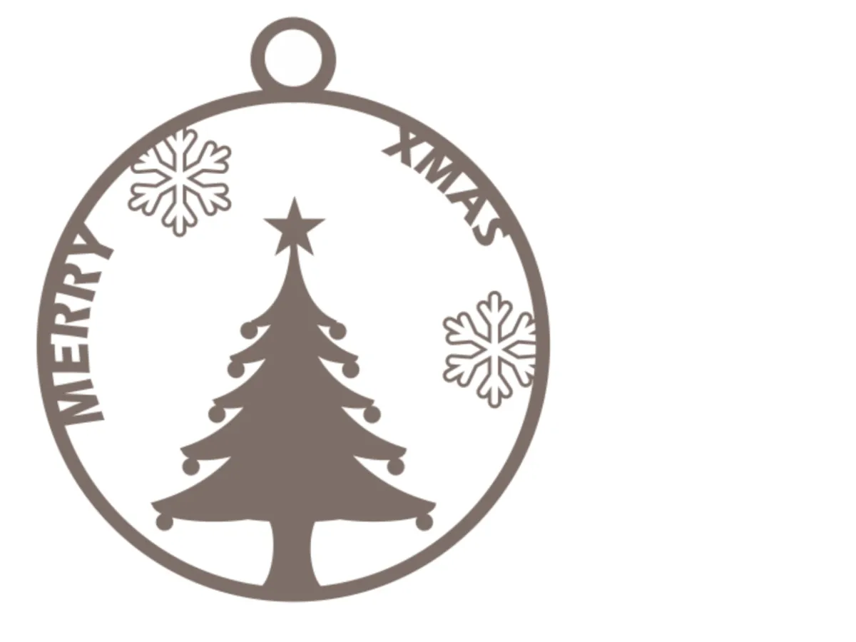 Christmas tree bauble hanger by Kabo81 MakerWorld: Download Free 3D Models - 3D model önizlemesi