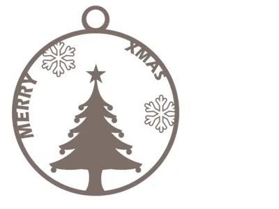 Christmas tree bauble hanger