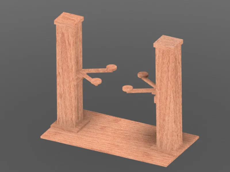 Scalable Working Car Lift for 1:18 miniature
