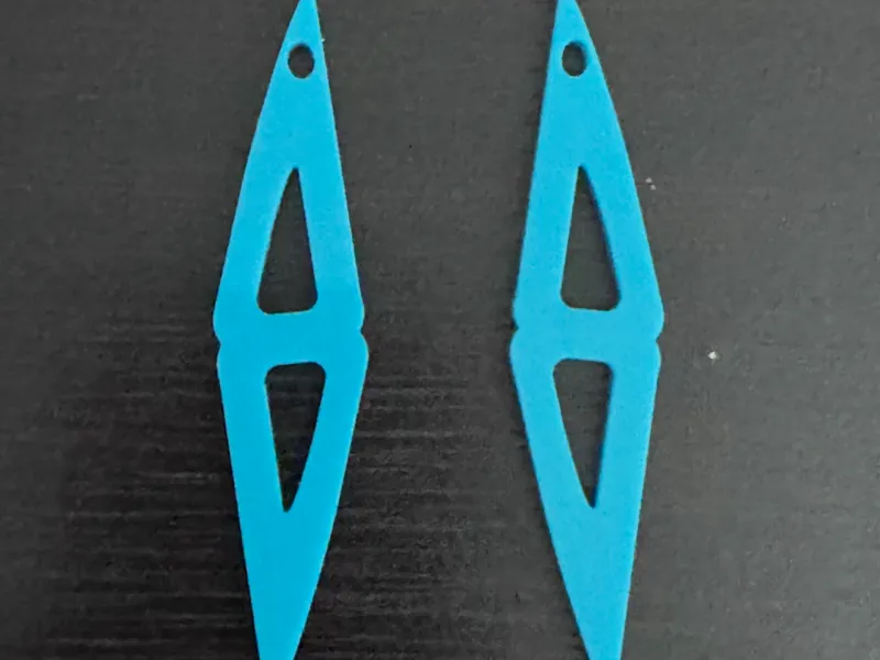 Diamond Holes Earrings