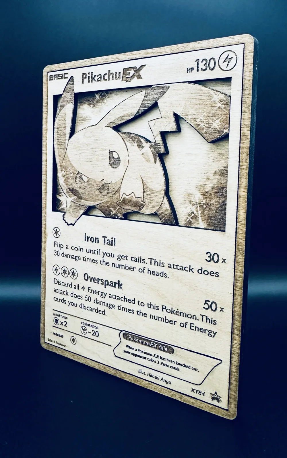 Pikachu EX XY84 Pokémon card by LiamMS89 MakerWorld: Download Free 3D ...
