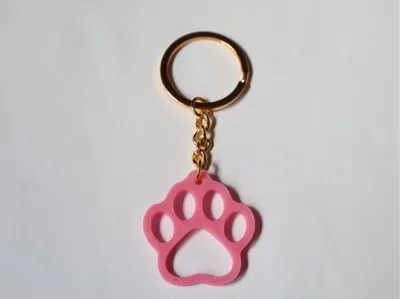 Animal Paw Keychain