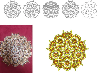 Foxgaze: 5-Layered Fractal Ornament